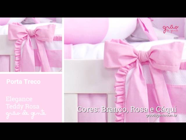 Porta Treco Elegance Teddy Rosa | Ref: 60257
