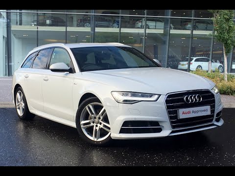 KW18WEF Audi A6 S line TDI Quattro 2018 white