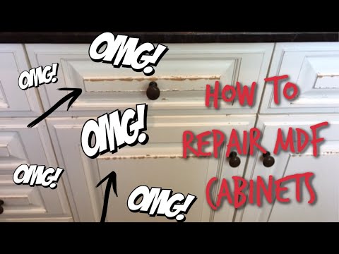How To Repair Water Damaged MDF Cabinets |#mdfcabinets...