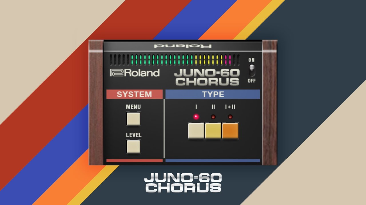 Roland Cloud JUNO-60 Chorus Software Effect - YouTube