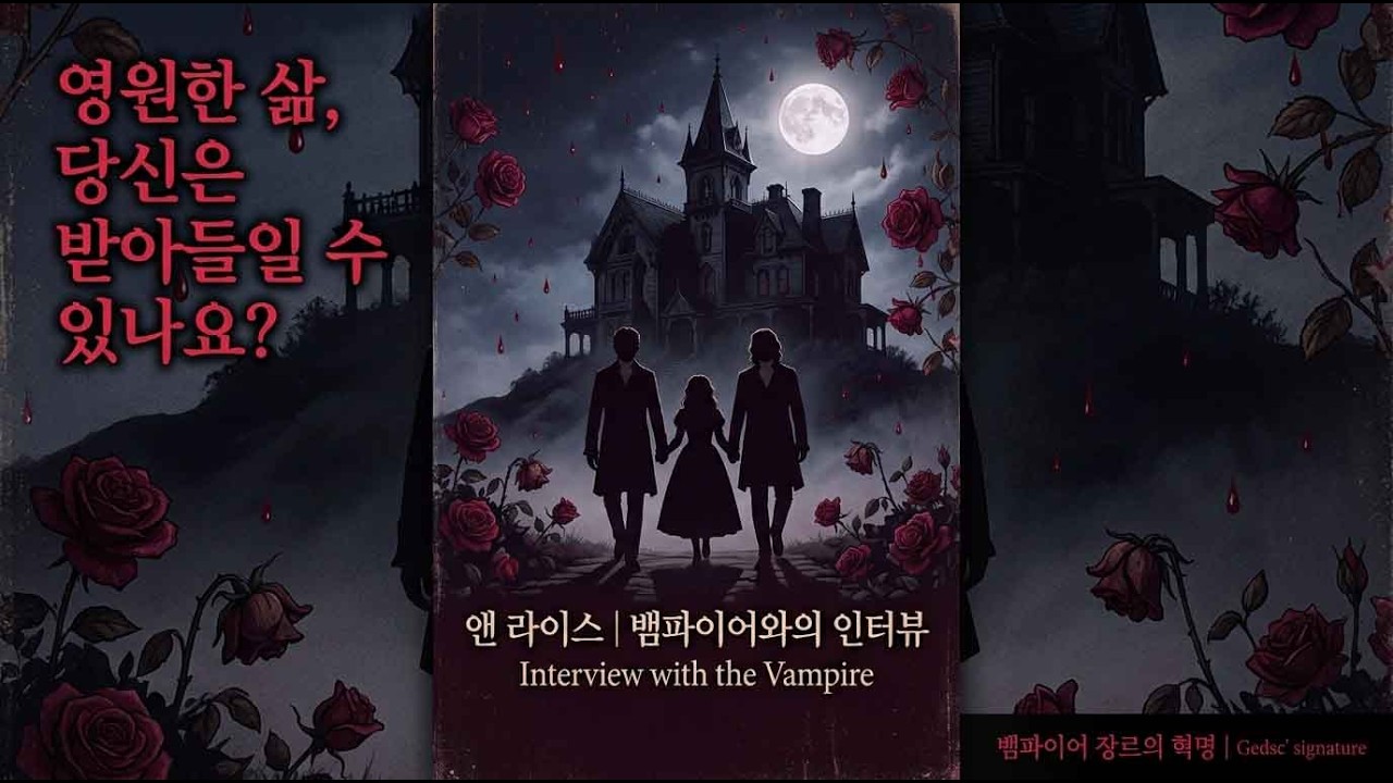 🩸 영원한 삶, 그것은 축복인가 저주인가 – 앤 라이스의 『뱀파이어와의 인터뷰』