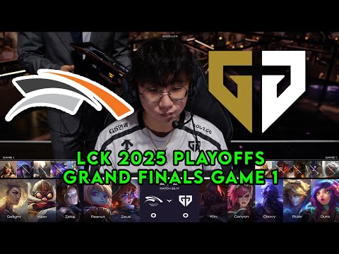 HLE vs GEN Game 1 | LCK 2025 Playoffs Grand Finals | Hanwha Life vs Gen.G G1
