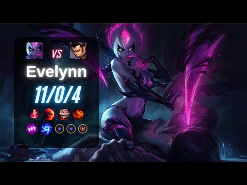 Evelynn Jungle vs Xin Zhao - EUW LoL Challenger 13.19