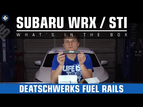 DeatschWerks Fuel Rails - Subaru Models (2007-2015 STI/2002-2014 WRX)