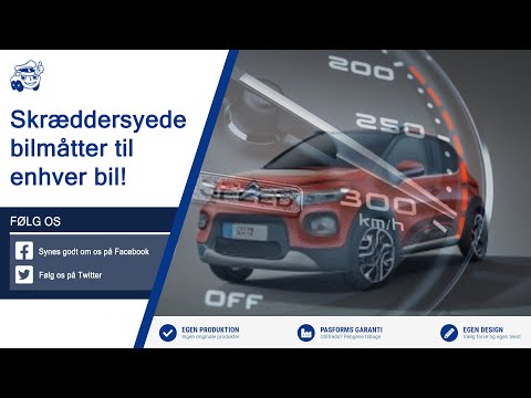 Bilmåtter til Citroen C3 2016-