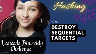 YouTube video 'Leetcode 2453 || Destroy Sequential Targets|| Leetcode Contest Medium || Hashing || CPP'