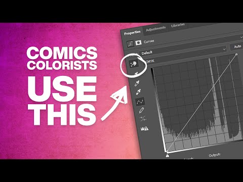 Coloring Comics in CMYK? Curves can Help Enhance