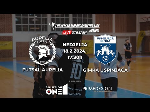 1. HMNL Juniori I. kolo | Aurelia Futsal vs Uspinjača GIMKA |