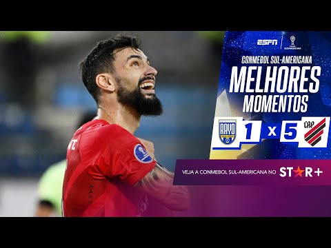 Gols e lances de Rayo Zuliano x Athletico Paranaense