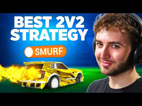 I Smurfed With a PLAT Teammate vs CHAMPS & GCs to Show How to Still Win… ROCKET LEAGUE