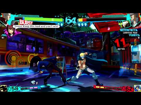 "Best Bout Replays"  P4AU - Ascended Human vs Unlimited Noel  (1080p HD)
