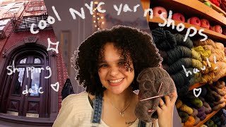 ☆ yarn shopping mini tour & haul ☆ in three NYC neighborhoods