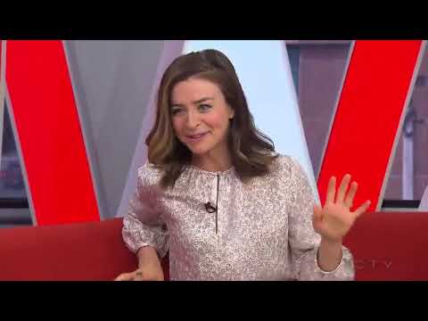 Caterina Scorsone in the eTalk Newsroom