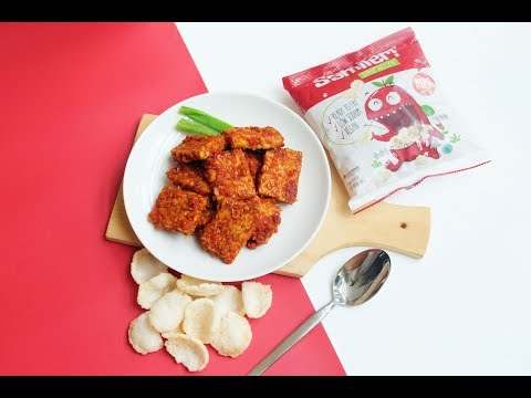 Resep Tempe Bumbu Bali + Krupuk Samiler