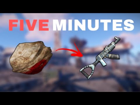 Rust - ROCK to AK in 5 MINUTES (Rust Console Edition)