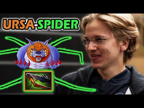 Topson New Favorite ITEM [SPIDER LEG] — Call it URSA-SPIDER! DOTA 2