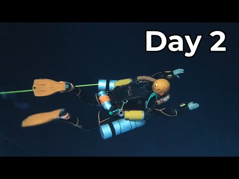 Deep Exploration, surveying, and a new Cenote! - Day 2 in Mexico