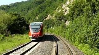 preview picture of video 'DB Bahn - Führerstandsmitfahrt - Nr. 23 Teil 2 / 2 - Von Kaiserslautern Hbf nach Bingen Hbf - BR 628'