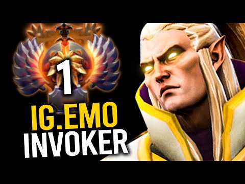 WHEN RANK 1 MEETS RANK 400 AT MID | PERFECT INVOKER IG.EMO | Dota 2 Invoker