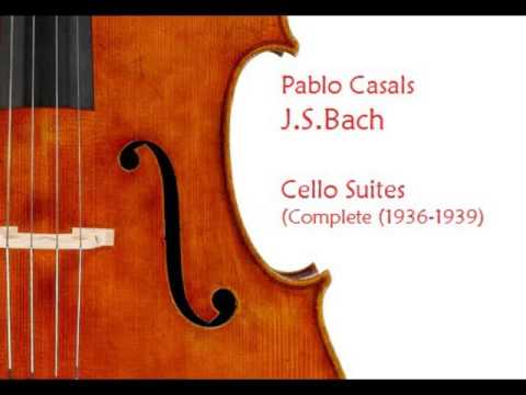 J S Bach  Pablo Casals  Cello Suit