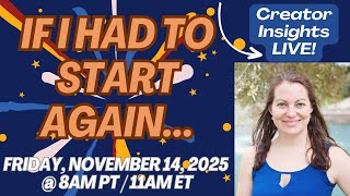If I Started Over Today as an Amazon Influencer - Livestream with Q&A Session
