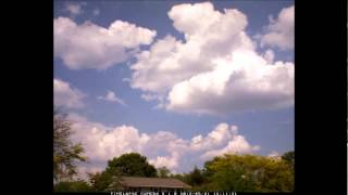 preview picture of video 'Cumulus Clouds Times Lapse, Ashland, Ohio'