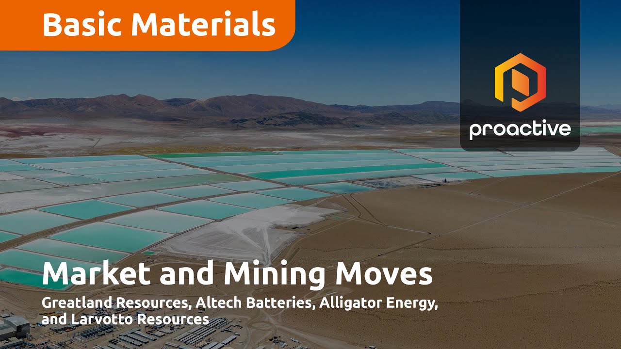 Just The Facts: Greatland Resources, Altech Batteries, Alligator Energy, Larvotto Resources