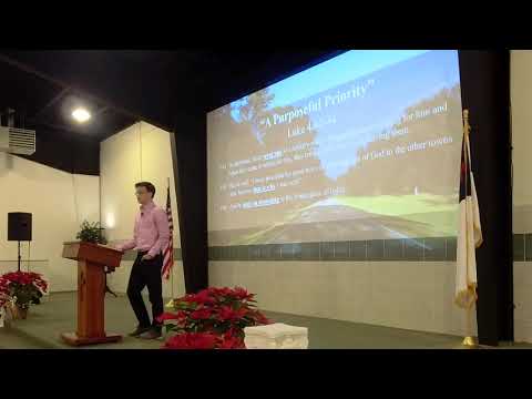 "A Purposeful Priority" (Luke 4:42-44) John David (JD) Elleson Sunday 11AM 01/30/2022
