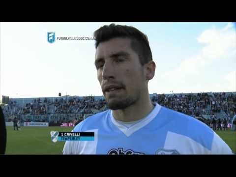 Crivelli: "Perdimos bien". Temperley 1 - Gimnasia 3. Fecha 28. Primera División 2015. FPT.