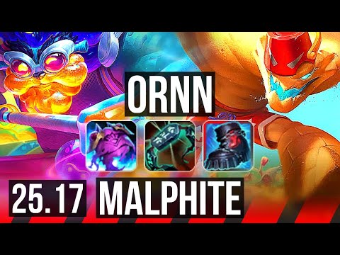 ORNN vs MALPHITE (TOP) | NA Master | 25.17