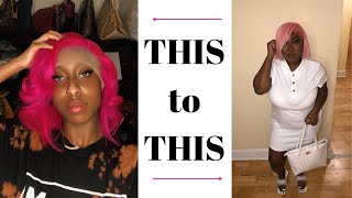 HOW TO REMOVE HAIR COLOR W/O BLEACH FROM WIG