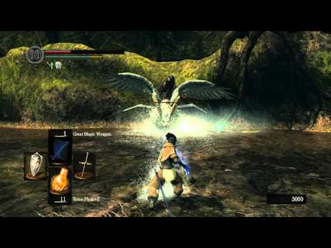 Dark Souls Dual sanctuary guardian battle