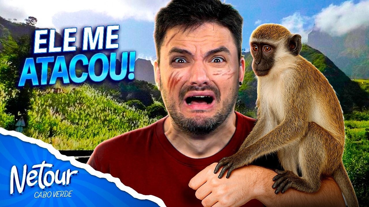 FUI ATACADO POR UM MACACO BRUTALMENTE! Netour - Cabo Verde #5
