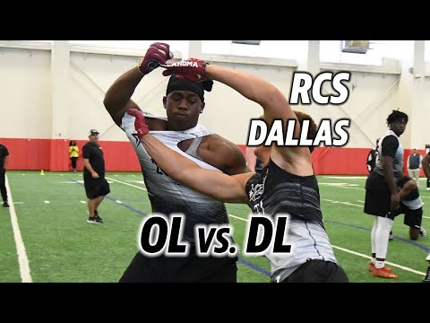 Rivals Camp Series Dallas: OL vs. DL part one