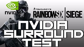 [PC] Rainbow Six : Siege NVidia Surround Gaming Test - EVGA GTX-970 SLI, Intel i7-4790k