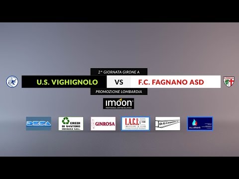 US VIGHIGNOLO vs FC FAGNANO - 1^ giornata Promozione Lombardia 2019/2020