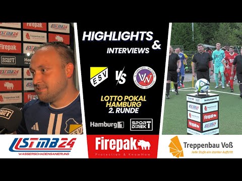 Escheburger SV - SC Vorwärts Wacker 04 Lotto Pokal Hamburg 2. Runde