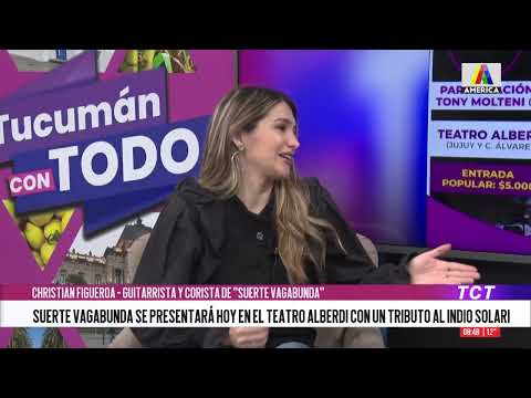 Suerte Vagabunda se presentará hoy en el Teatro Alberdi con un tributo al Indio Solari