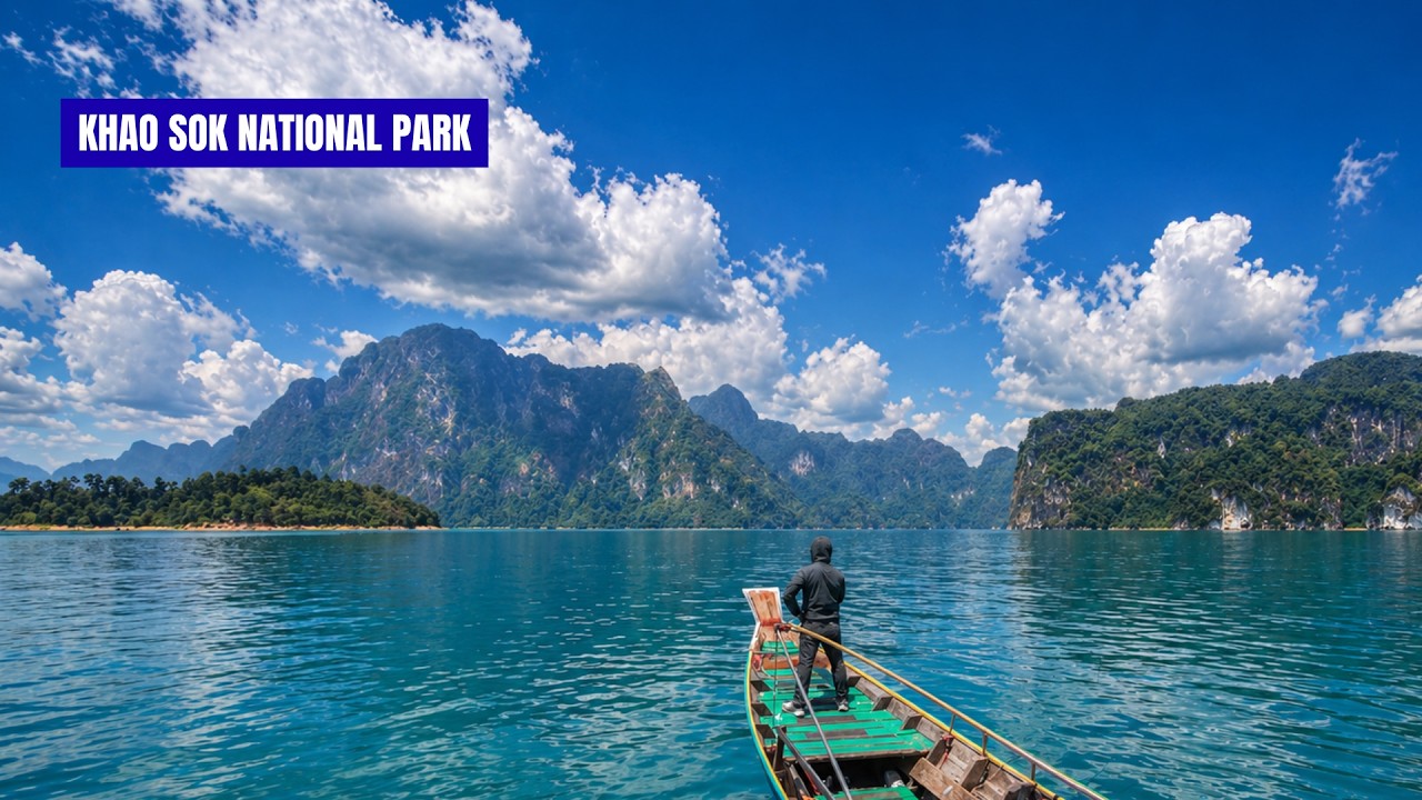 KHAO SOK — a Most Stunning Place in THAILAND: Jungle, Limestone Cliffs, and Turquoise Water