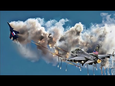 Shock the World! US F-16 and Russian SU-57 First Battle See What Happens!!