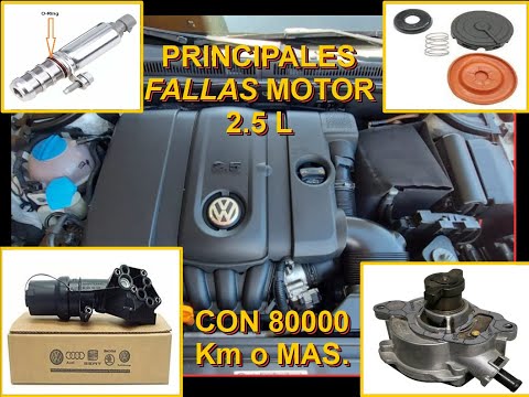 5 Common Failures in 2.5 L VW (MK6) Engines, with 80000 Km or More.
