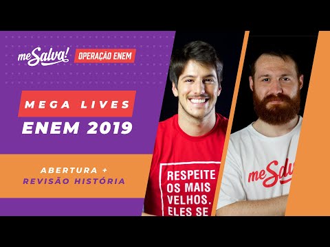 ⏳ OPERAÇÃO ENEM 2019: Mega Live de Abertura e Revisão de História