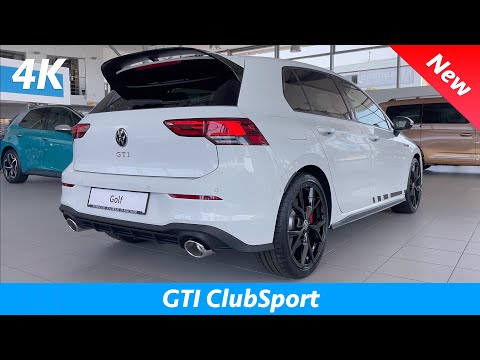 VW Golf GTI Clubsport 2021 - FIRST Look in 4K | CRAZY 🔥Exhaust Sound and pop-ups! 💥💥💥