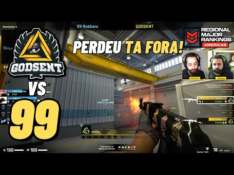 Godsent vs 99ROBERS - PGL Major - 2022 Americas RMR NA Open Qualifier | GODSENTGG