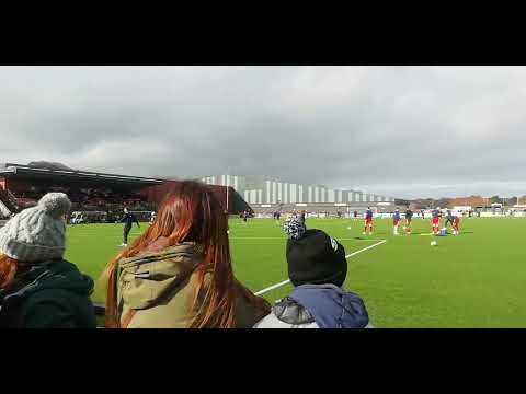 Watching Scarborough Athletic v Southport F C.