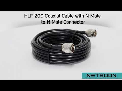 HLF 200/LMR 200 Coaxial Cable Assemble with N Male to N Male Connector For Network Booster Router