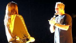 Rascal Flatts and Sara Evans performing Easy in Chula Vista