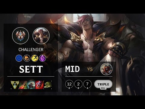 Sett Mid vs Zed - EUW Challenger Patch 10.7