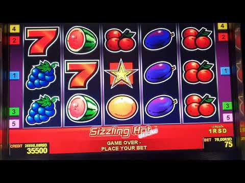 Sizzling Hot deluxe - changing bet game