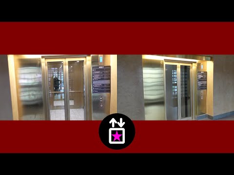 2x 2019 ThyssenKrupp MRL-Traction Elevators @ Medborgarhuset i Stockholm